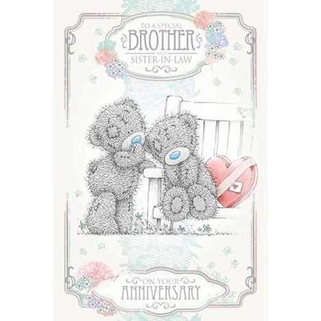 Brother & Sister-in-Law Me to You Bear Anniversary Card  £2.49
