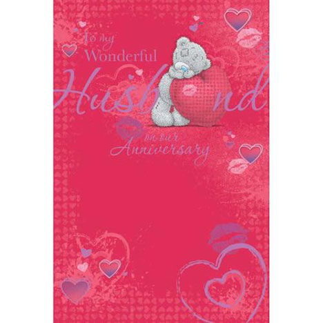 Husband Me to You Bear Anniversary Card  £2.49