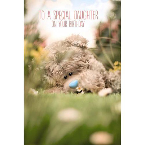 Daughter Birthday Photo Finish Me to You Bear Card   £2.49