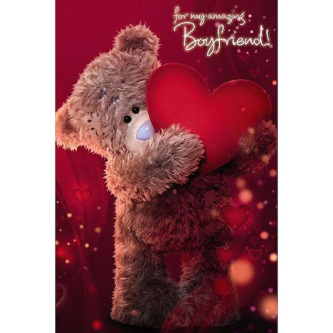 3D Holographic Boyfriend Me to You Bear Birthday Card  £3.59