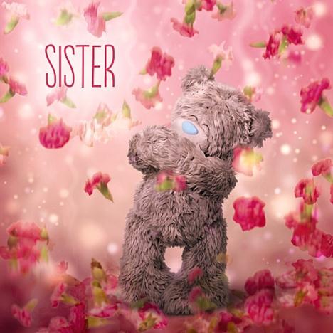 3D Holographic Sister Birthday Me to You Bear Card  £2.99