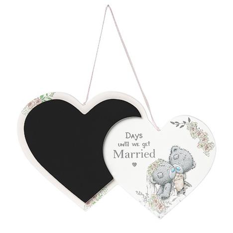 Me to You Bear Hanging Wedding Countdown Plaque  £5.00