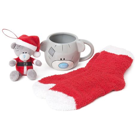 Christmas Me to You Bear Mug, Sock & Plush Tree Dec Gift Set  £14.99