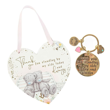 Me to You Bear Bridesmaid Keyring & Plaque Set  £7.99