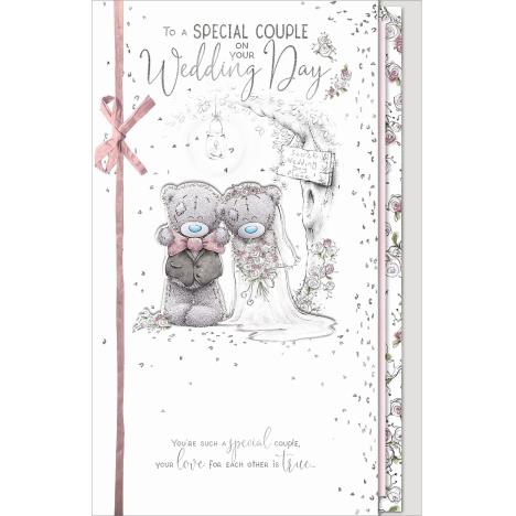 Special Couple Me to You Bear Handmade Wedding Day Card  £4.99