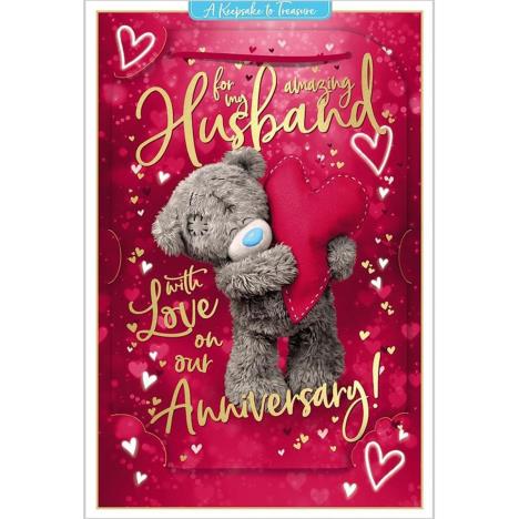 3D Holographic Amazing Husband Me to You Bear Anniversary Card  £3.39