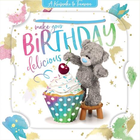 3D Holographic Large Cupcake Me to You Bear Birthday Card  £2.69