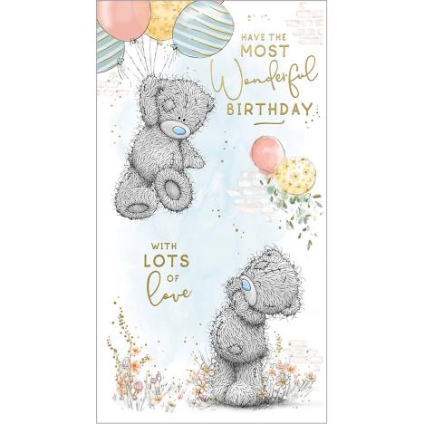 Holding Balloons Me to You Bear Birthday Card  £2.19