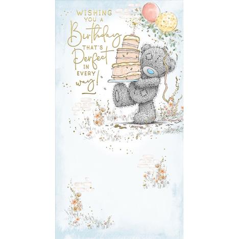 Carrying Cake Me to You Bear Birthday Card  £2.19