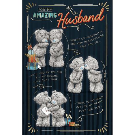 Amazing Husband Verse Me to You Bear Birthday Card  £3.59