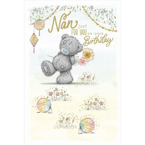 Just for You Nan Me to You Bear Birthday Card  £2.49