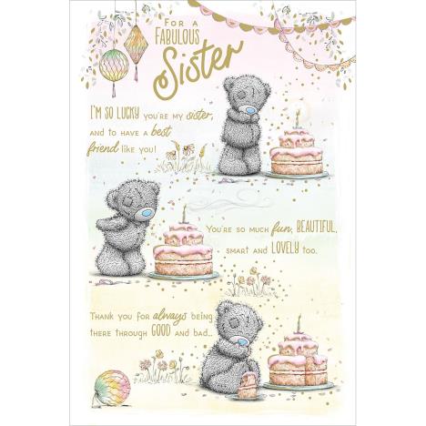 Fabulous Sister Verse Me to You Bear Birthday Card  £3.59