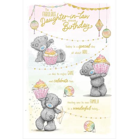 Daughter in Law Verse Me to You Bear Birthday Card  £3.59
