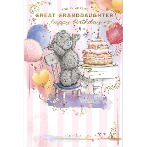 Amazing Great Granddaughter Me to You Bear Birthday Card  £2.49