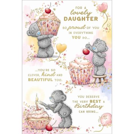 Lovely Daughter Verse Me to You Bear Birthday Card  £3.59