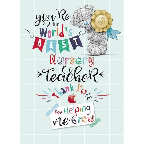 Nursery Teacher Me to You Bear Thank You Card  £1.79