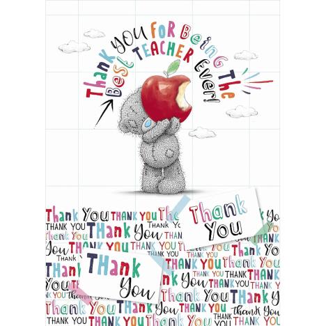 Best Teacher Apple Me to You Bear Thank You Card  £1.79