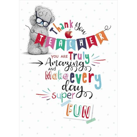 Best Teacher Me to You Bear Thank You Card  £1.79