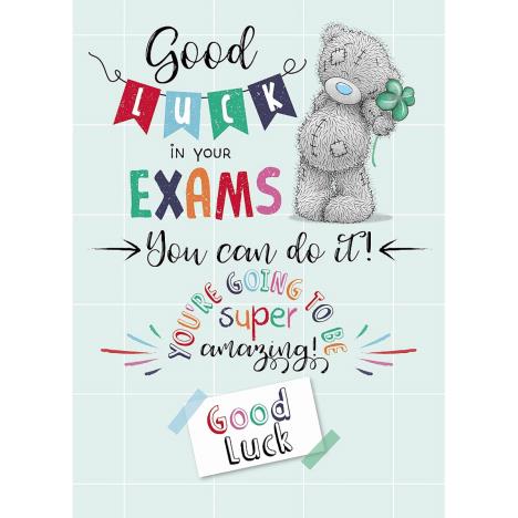 Good Luck In You Exams Me To You Bear Card  £1.79