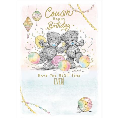 Cousin Party Bears Me to You Bear Birthday Card  £1.79