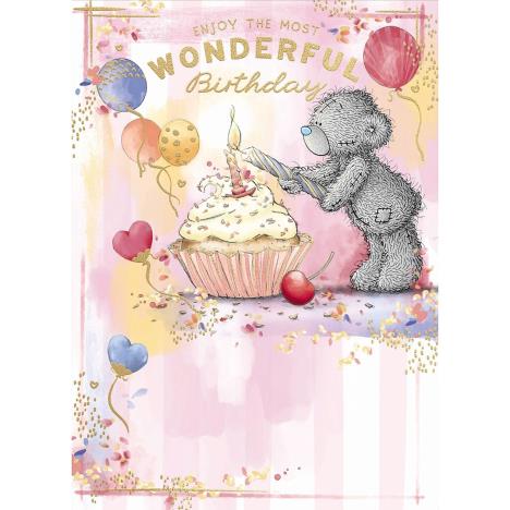 Lighting Candle Me to You Bear Birthday Card  £1.79