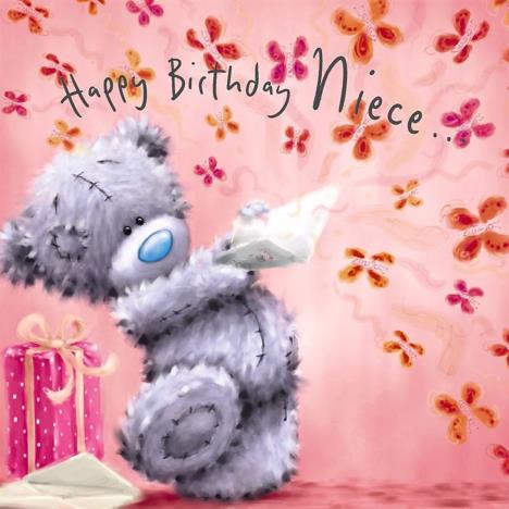 Niece Softly Drawn Me to You Bear Birthday Card  £2.09