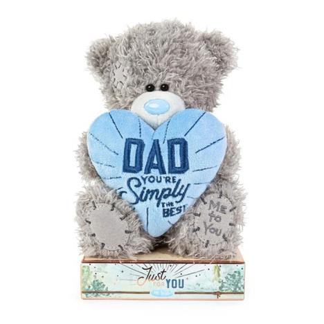 7" Simply the Best Dad Padded Heart Me to You Bear  £10.99