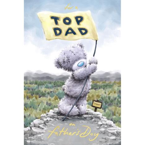 Top Dad Flag Me to You Bear Softly Drawn Father