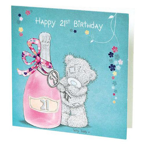Happy 21st Birthday Me to You Bear Gift Tag  £0.40