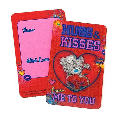 3D Hugs & Kisses Me to You Bear Message Card  £1.25