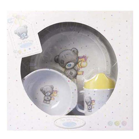 Tiny Tatty Me to You Bear Baby Plate, Cup and Bowl Gift Set   £12.99