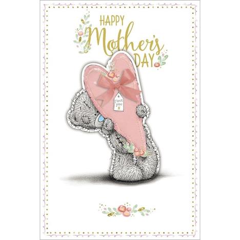 Holding Pink Heart Me to You Bear Mothers Day Card  £3.99