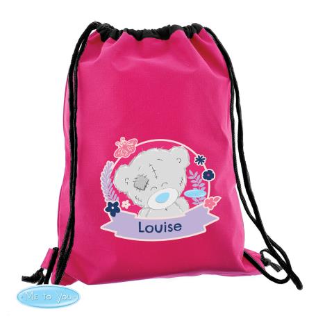 Personalised Me to You Bear Pink Swim & Kit Bag  £14.99
