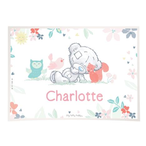 Personalised Tiny Tatty Teddy Woodland Animal Placemat  £6.99