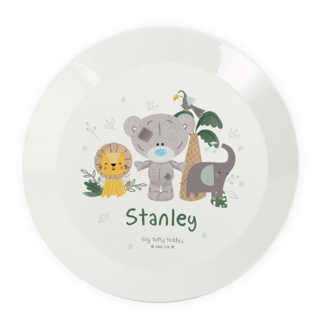 Personalised Tiny Tatty Teddy Jungle Animals Plastic Plate  £14.99