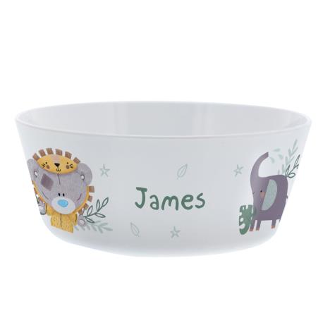 Personalised Tiny Tatty Teddy Jungle Animals Plastic Bowl  £12.99