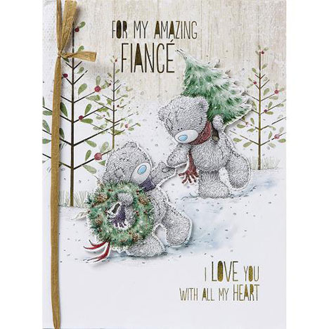 Fiance Me to You Bear Boxed Christmas Card  £9.99