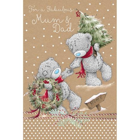 Fabulous Mum & Dad Me to You Bear Christmas Card  £3.59