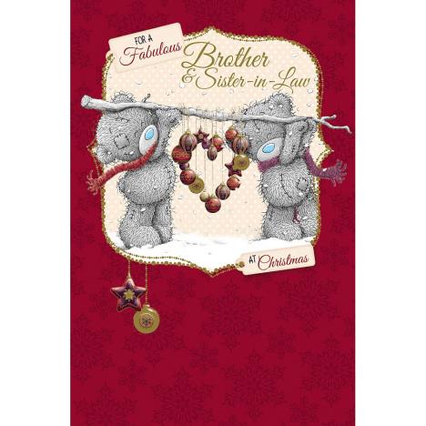 Brother And Sister In Law Me to You Bear Christmas Card  £2.49