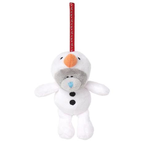 3" Dressed As Snowman Me to You Bear Plush Tree Decoration  £4.99