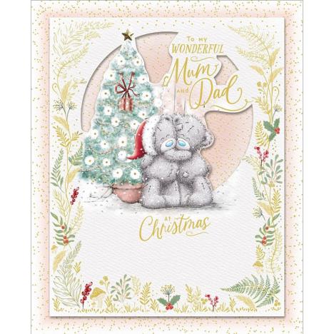 Mum & Dad Handmade Me to You Bear Christmas Card  £4.99