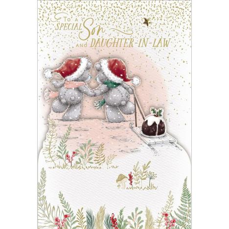 Son & Daughter In Law Me to You Bear Handmade Christmas Card  £4.25