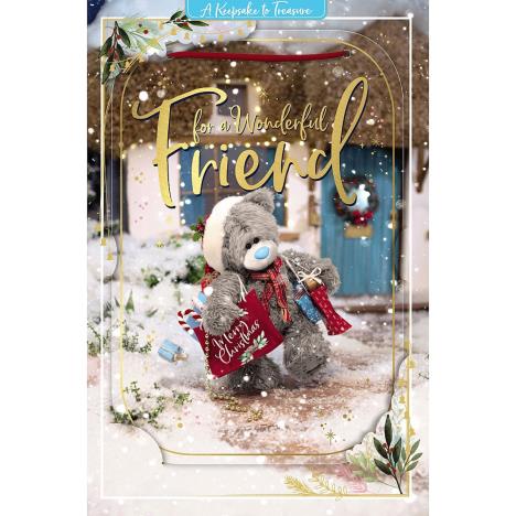 3D Holographic Wonderful Friend Me to You Bear Christmas Card  £3.39