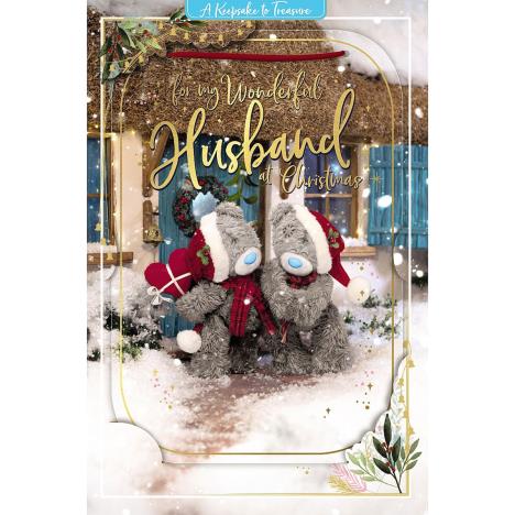 3D Holographic Wonderful Husband Me to You Bear Christmas Card  £3.39