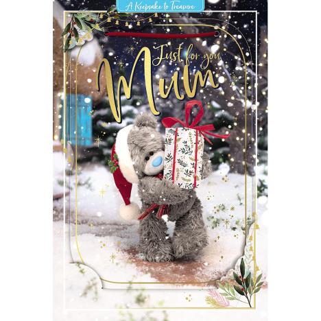 3D Holographic Just For You Mum Me to You Bear Christmas Card  £3.39