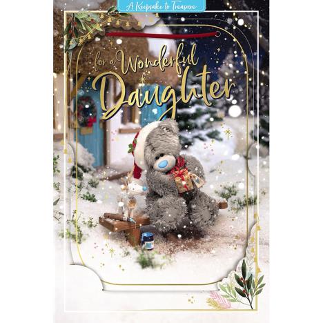 3D Holographic Wonderful Daughter Me to You Bear Christmas Card  £3.39