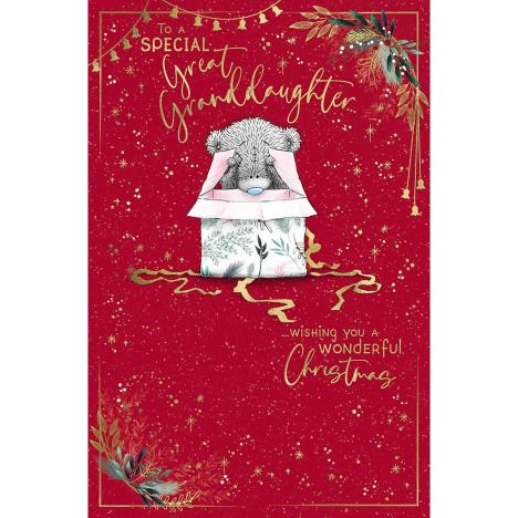 Special Great Granddaughter Me to You Bear Christmas Card  £1.89