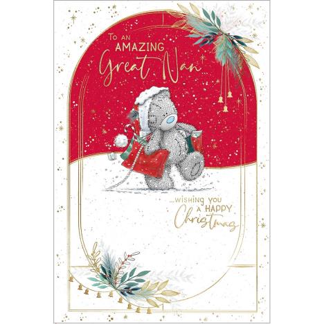 Amazing Great Nan Me to You Bear Christmas Card  £1.89