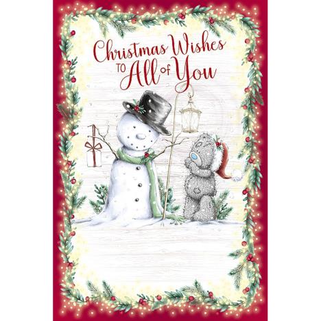 Christmas Wishes To All Of You Me to You Bear Christmas Card  £3.59