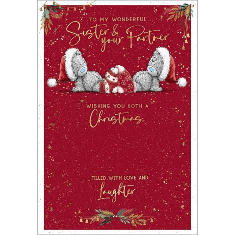 Sister & Partner Me to You Bear Christmas Card  £2.49